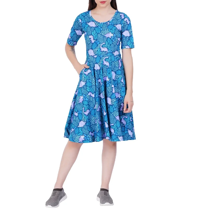 Tropical Dinosaur Twirl DressSchool Dress