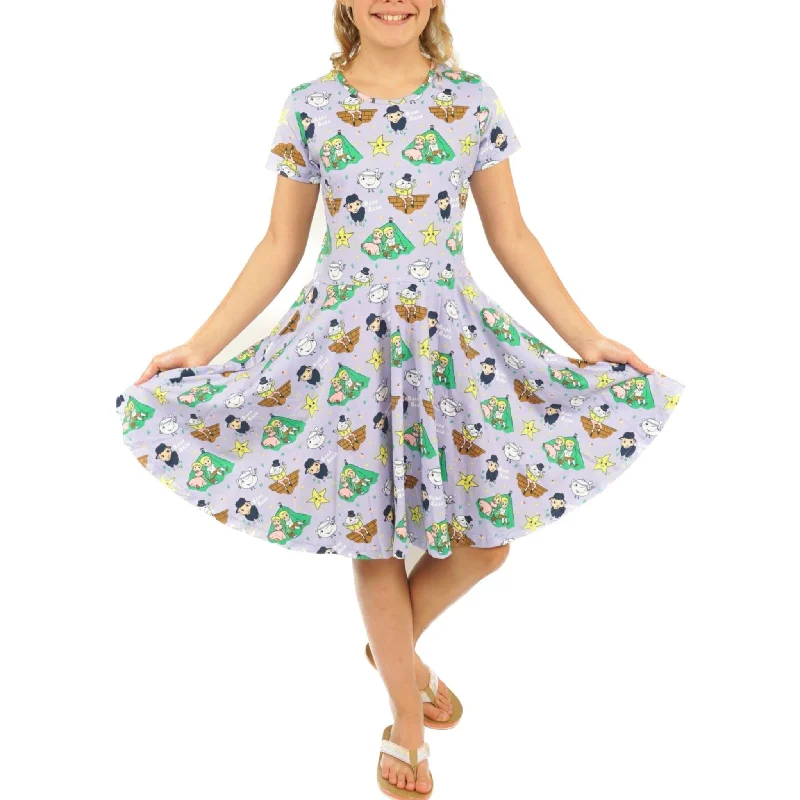 Nursery Rhymes Kids Twirl Dress [FINAL SALE]Sheer Dress