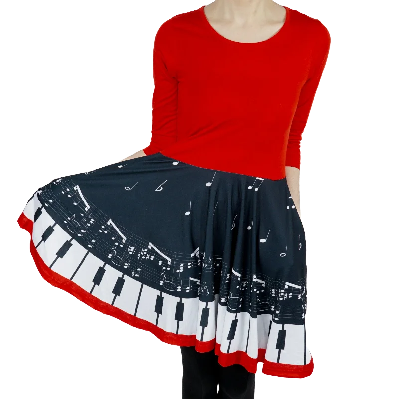 Piano Keys Kids Twirl Dress [FINAL SALE]Wedding Dress