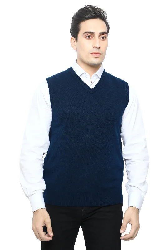 Gents Sweater In N-Blue SKU: SA560-N-BLUEThermal Knit Tops