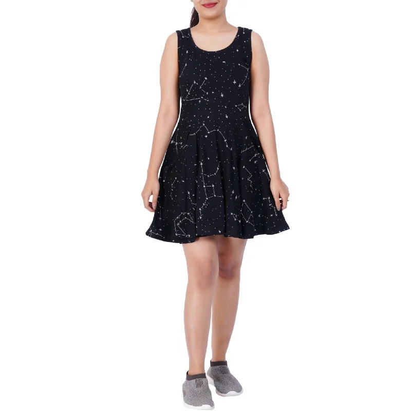 Constellations Glow-in-the-Dark Skater DressBridal Dress