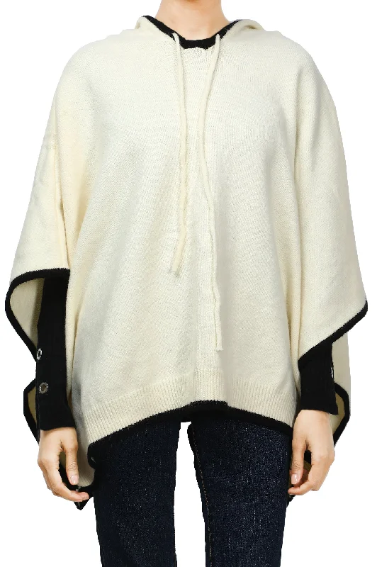 Ladies Sweater SKU: SL1004-CREAMPainted Knit Tops