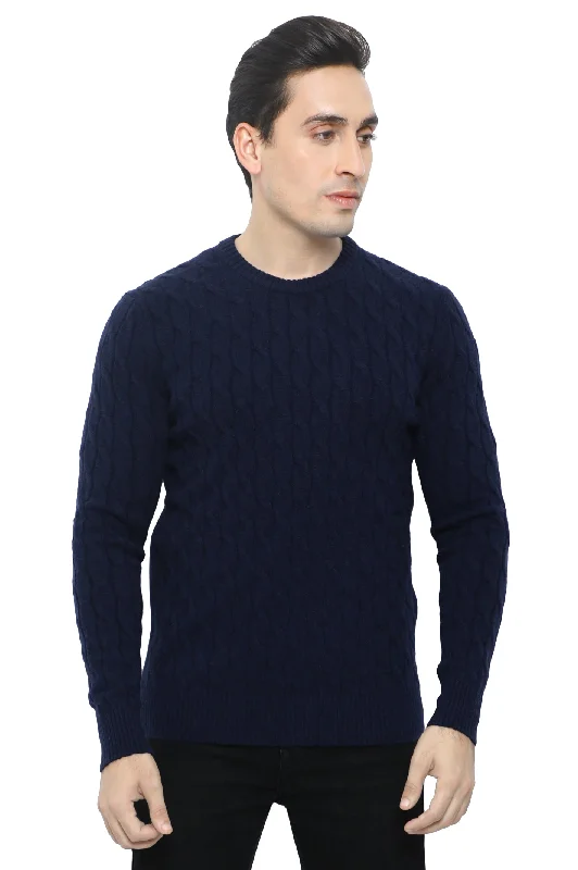 Gents Sweater In N-Blue SKU: SA567-N-BLUELounge Knit Tops