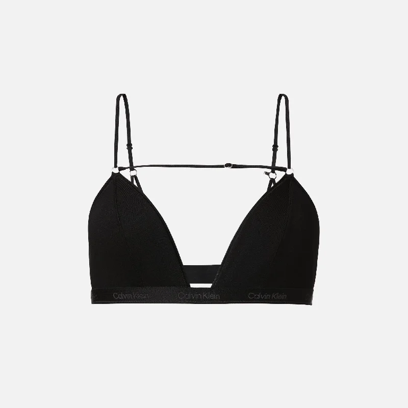 Push-up BraNensi Dojaka for Calvin Klein Triangle Modal Chasmere Bra - Black