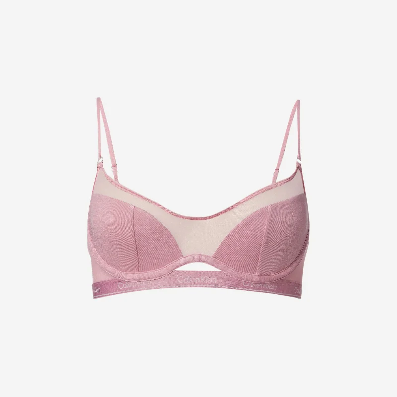 Wire-free BraNensi Dojaka for Calvin Klein Unlined Modern Cotton Bralette - Polignac