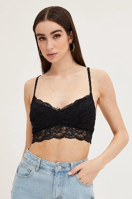 Molded BraBlack Bralette Lace