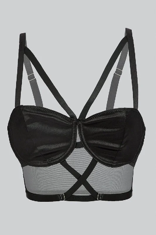 Fashion BraBlack Strappy Bralette