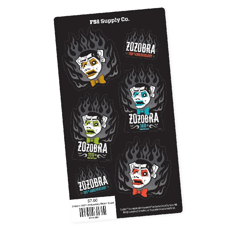 Cut-out BraZozobra 100th Anniversary Sticker Sheet