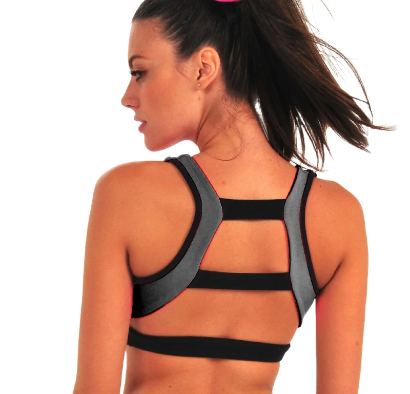 Wireless BraBia Brazil Activewear Sexy Ladder Back Bra Top BT3302