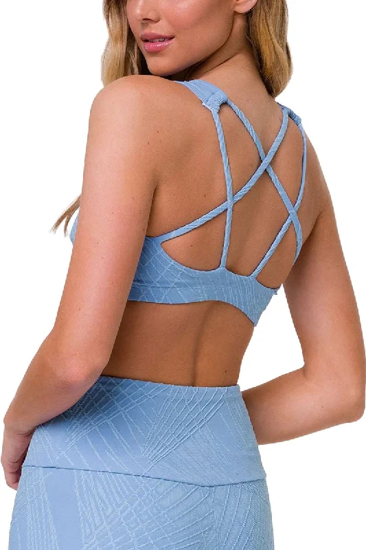 Padded Strapless BraOnzie Hot Yoga Mudra Bra 3098 Selenite