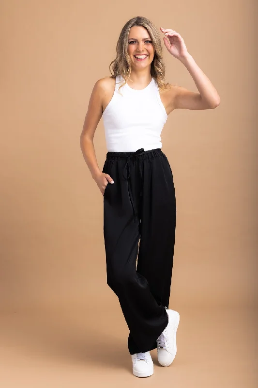 Printed PantsEverleigh Wide Leg Pant Black