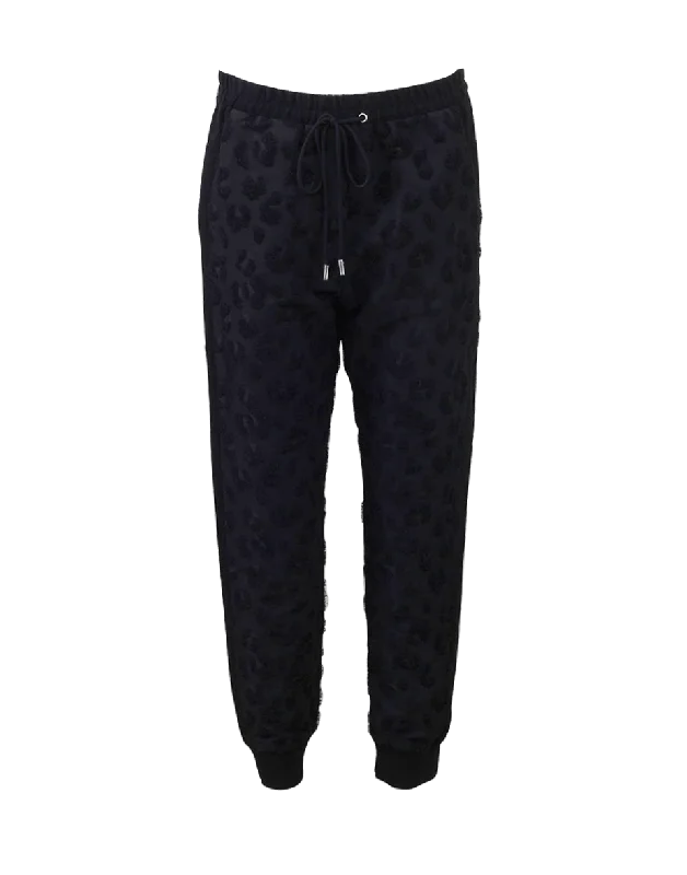 Tuxedo PantsLeopard Print Track Pant