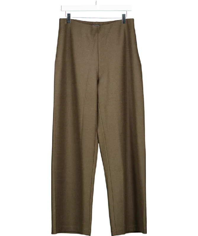 Knitted CardiganEileenFisher Brown Stretch Wide-leg Pant UK 10