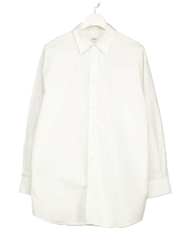 Knitted BlouseFilippa K White Poplin Shirt 100% Organic Cotton UK S