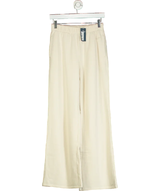 Knit TankHollister Cream Wide Leg Joggers UK XS