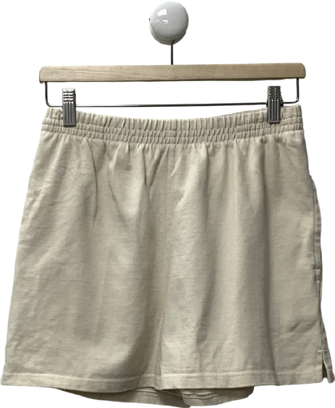 Knit SpringJohn galt Beige Off White Rosa Sweat Shorts UK S