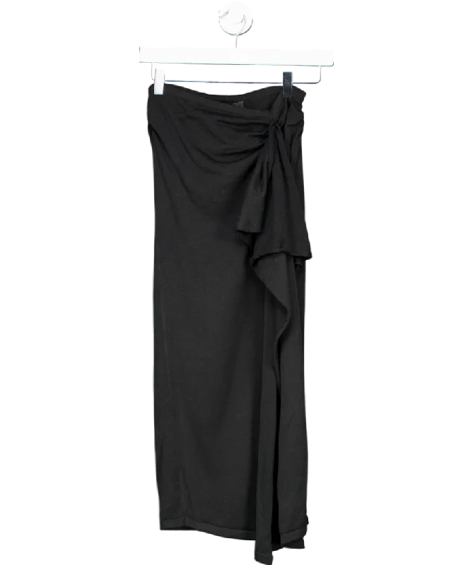 Knit Zip-UpLioness Black Banks Midi Skirt Onyx UK XS