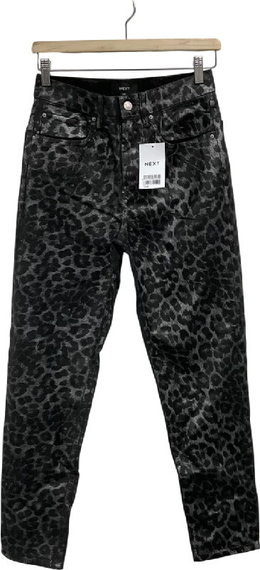 Knit TurtleneckNext Metallic Leopard Straight Leg Jeans UK 6