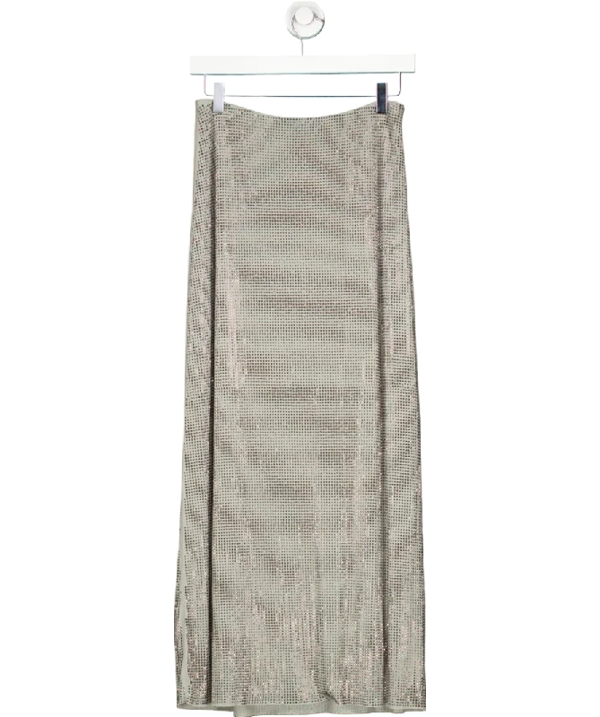 Knit TurtleneckSamsøe Samsøe Metallic Sahannan Long Skirt UK 10