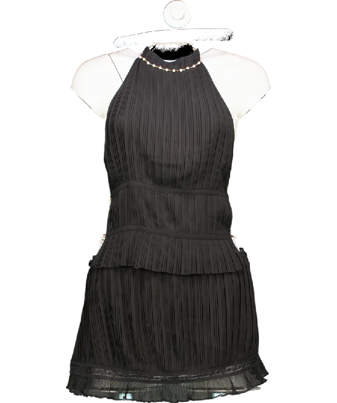 Knitted SpringSasha Therese Black Pearl Top And Perla Skirt Co-ord UK XS/S