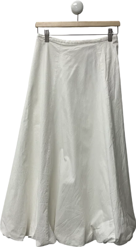 Knitted TopZARA White Collection Voluminous Midi Skirt UK S